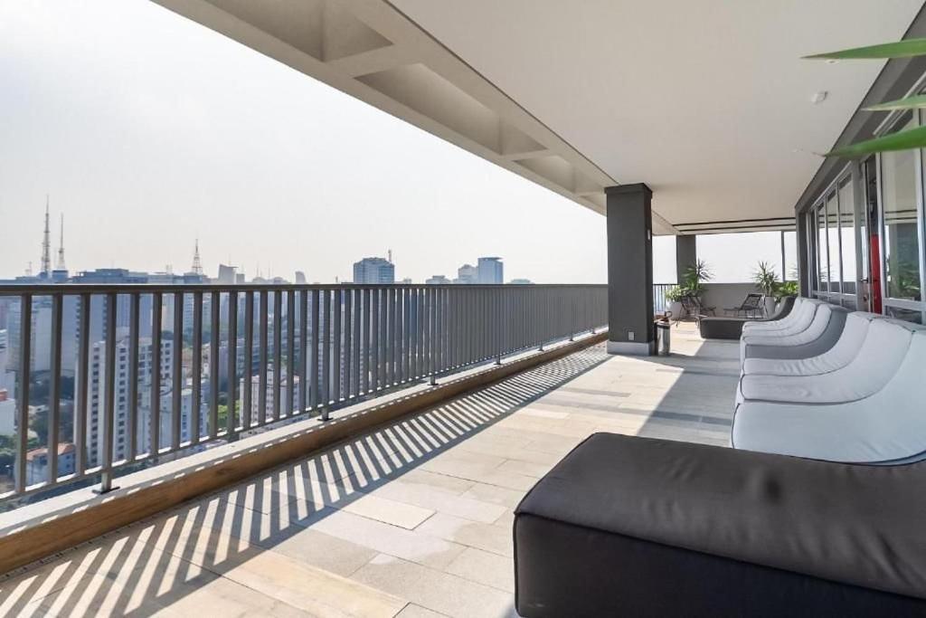 Oasis Urbano: Studio Deslumbrante Com Piscina Na Cobertura By Dabra House- Vn 03 Сао Паоло Екстериор снимка